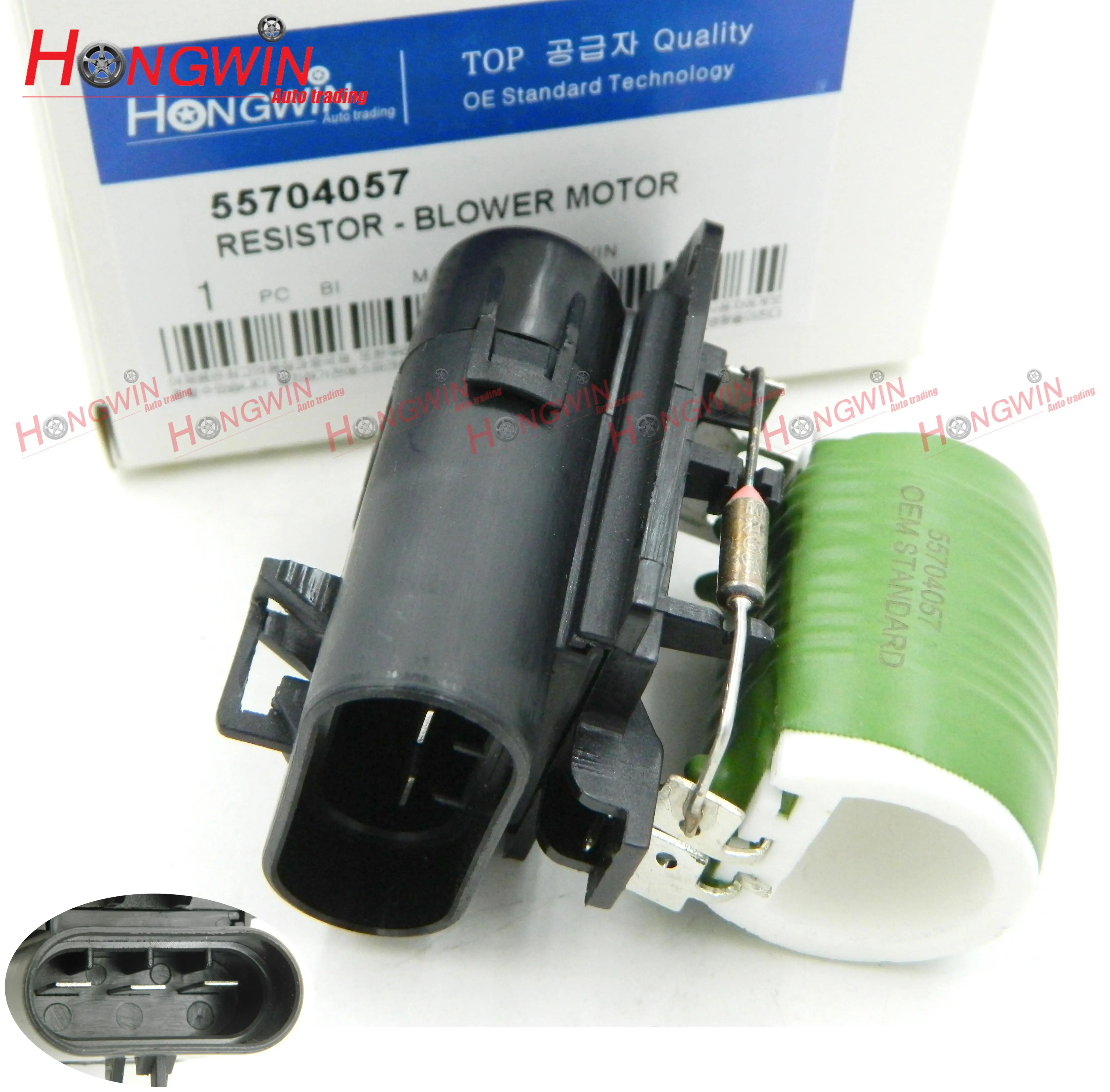 

Genuine No.: 55704057 Radiator Fan Blower Motor Resistor Fits Vauxhall Corsa D 05-14 Fiat Grande Punto 05-10 55703589