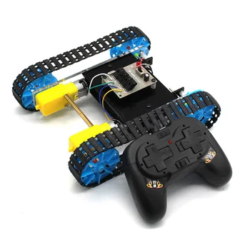 

DIY Assembly Remote Control Tank Experiment Science Educational Model Toy For Children Early Learning Educational Science