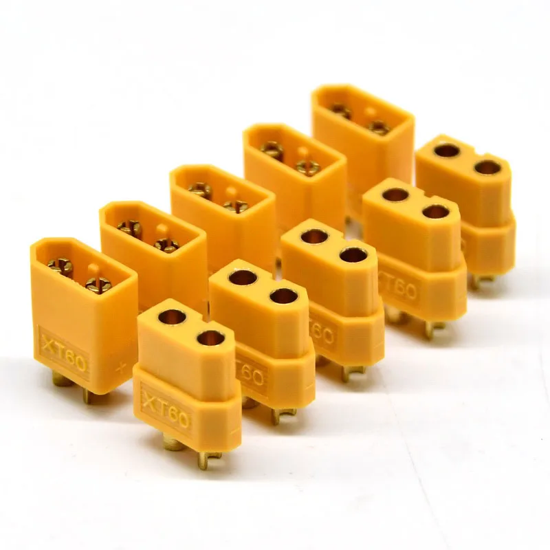 10PCS 5 Pairs XT-60 Plug Male Female Bullet Connectors Plugs For Aircraft accessoade Connectors Kit