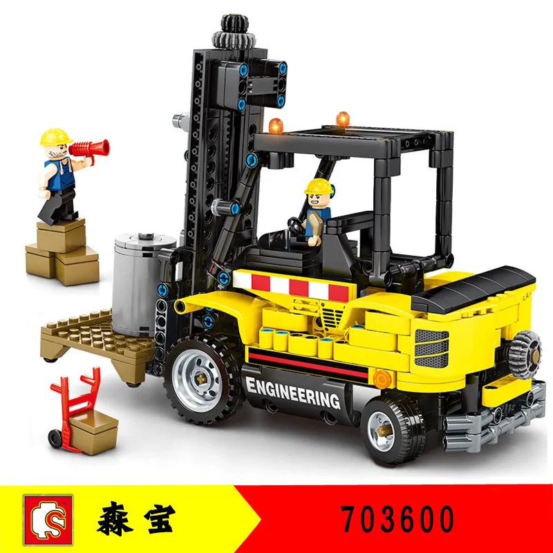

703600 building block mechanical password series engineering forklift