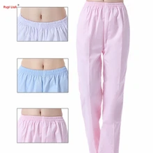 Ruyi-Новая высококачественная медицинская Униформа больница Доктор Медсестры Брюки медицинские штаны стоматологические салон красоты клиника женские брюки