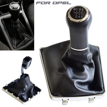 

For VAUXHALL OPEL ASTRA III H 1.6 2004 2005 2006 2007 2008 2009 2010 Car-Styling Automatic Car Gear Shift Knob Leather Boot Case