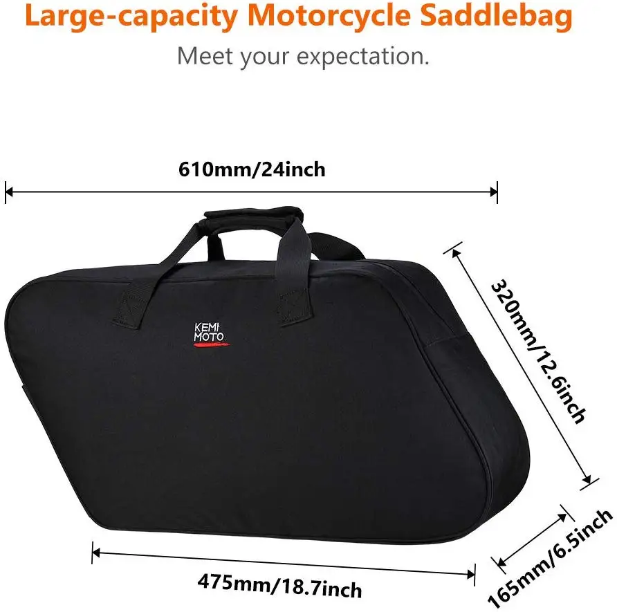 Сумка седло KEMiMOTO багажная подкладка для Touring Road King Honda GL1800 GL1500 GL1200 модели Electra Street