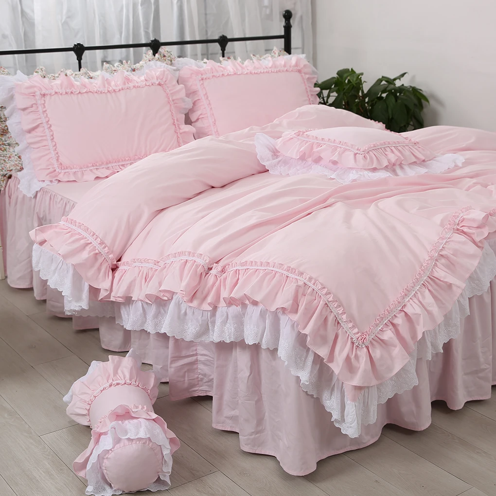 Bering Boğazı gaz Montgomery İnanılmaz lüks nevresim takımı pembe kraliçe nakış fırfır dantel çift kişilik nevresim bedskirt prenses sıcak yastık kılıfı HM 17P|Bedding Sets| - AliExpress Bering Boğazı gaz Montgomery İnanılmaz lüks nevresim takımı pembe kraliçe nakış fırfır dantel çift kişilik nevresim bedskirt prenses sıcak yastık kılıfı HM 17P|Bedding Sets| - AliExpress