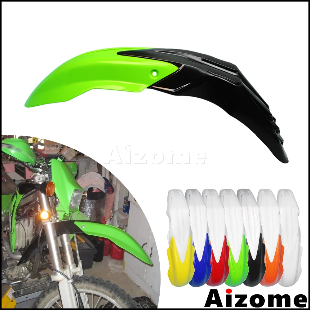 Универсальный грязезащитный пластиковый передний брызговик для мотоцикла Kawasaki