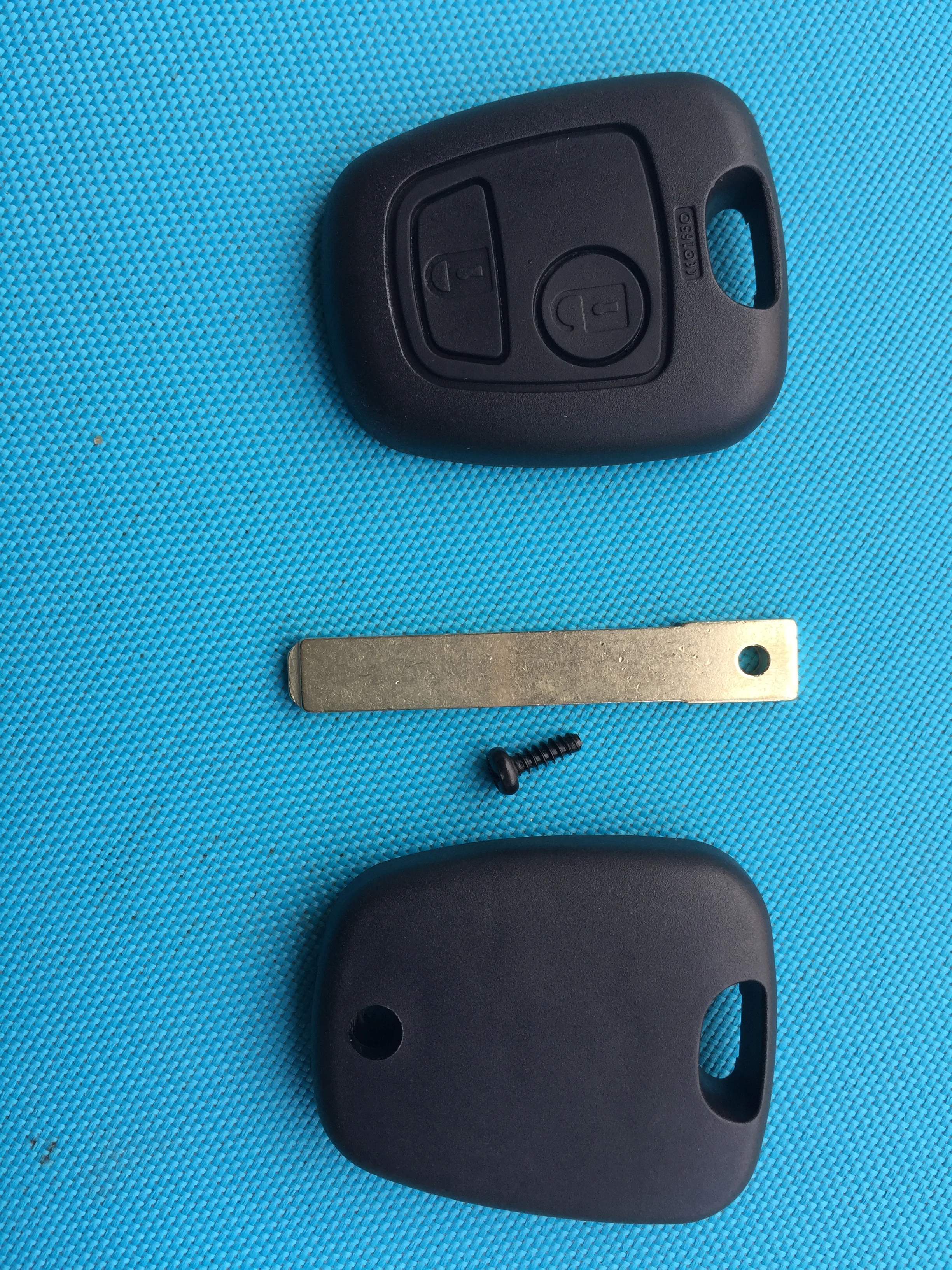 1 шт. 2 кнопки удаленная Заготовка ключа замка зажигания автомобиля чехол в виде