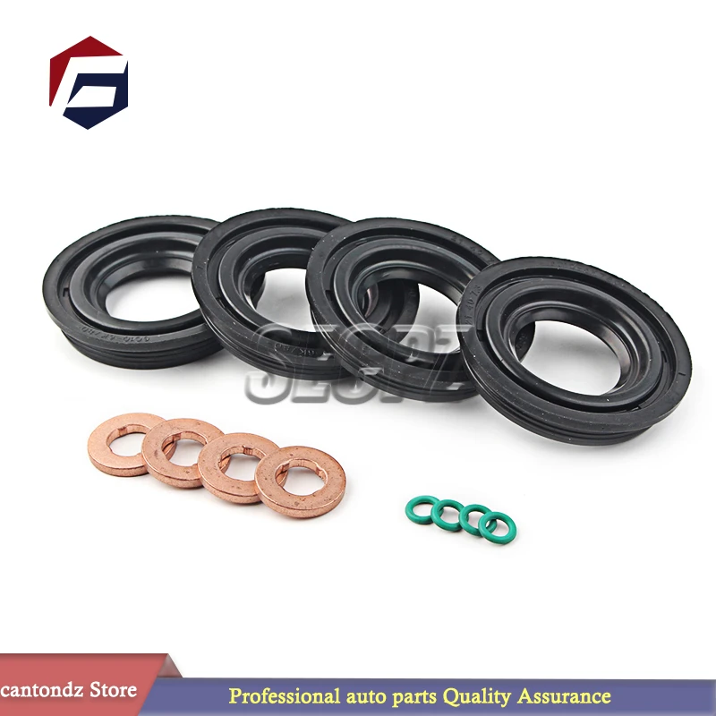 Jeu De 12 Joints Et Rondelles D'injecteur Pour Ford - Réf. 6C1Q-9M577-AB - Neuf