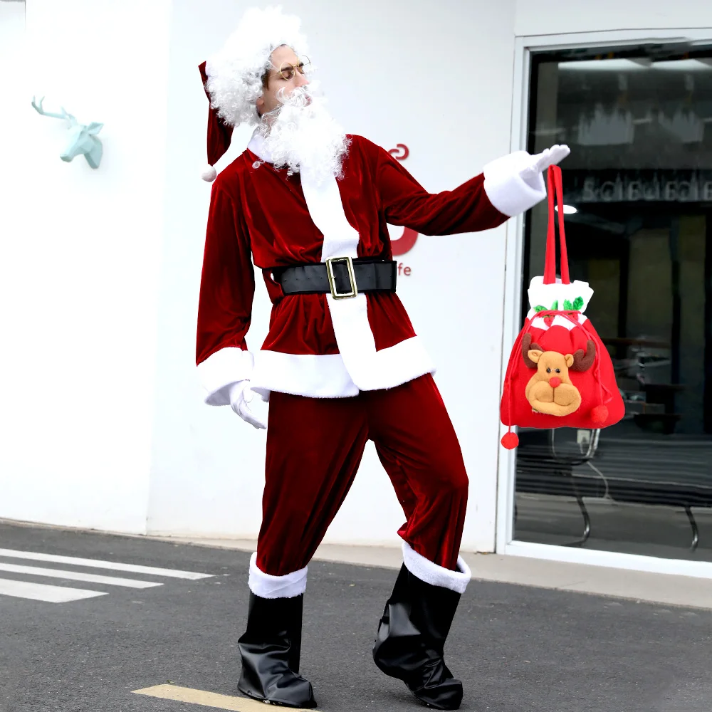 大人のクリスマスコスプレスーツ デラックストベルベットスーツ 10個セット クリスマスパーティー用 3x L 6xl 21 クリスマスコスチューム Aliexpress