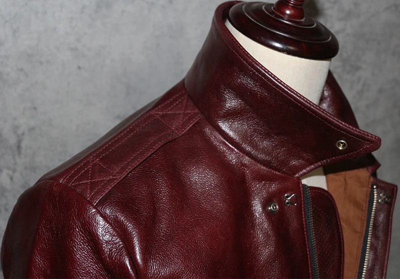 Free shipping.classic Vintage A2 bomber leather jacket.men quality cowhide leather clothes.biker oil wax leather coat.casual genuine leather coats & jackets