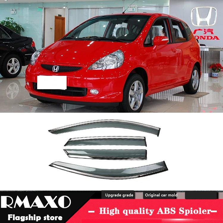 Для Honda Fit Jazz 2003-2004 Пластиковый оконный козырек вентиляционные оттенки Защита от