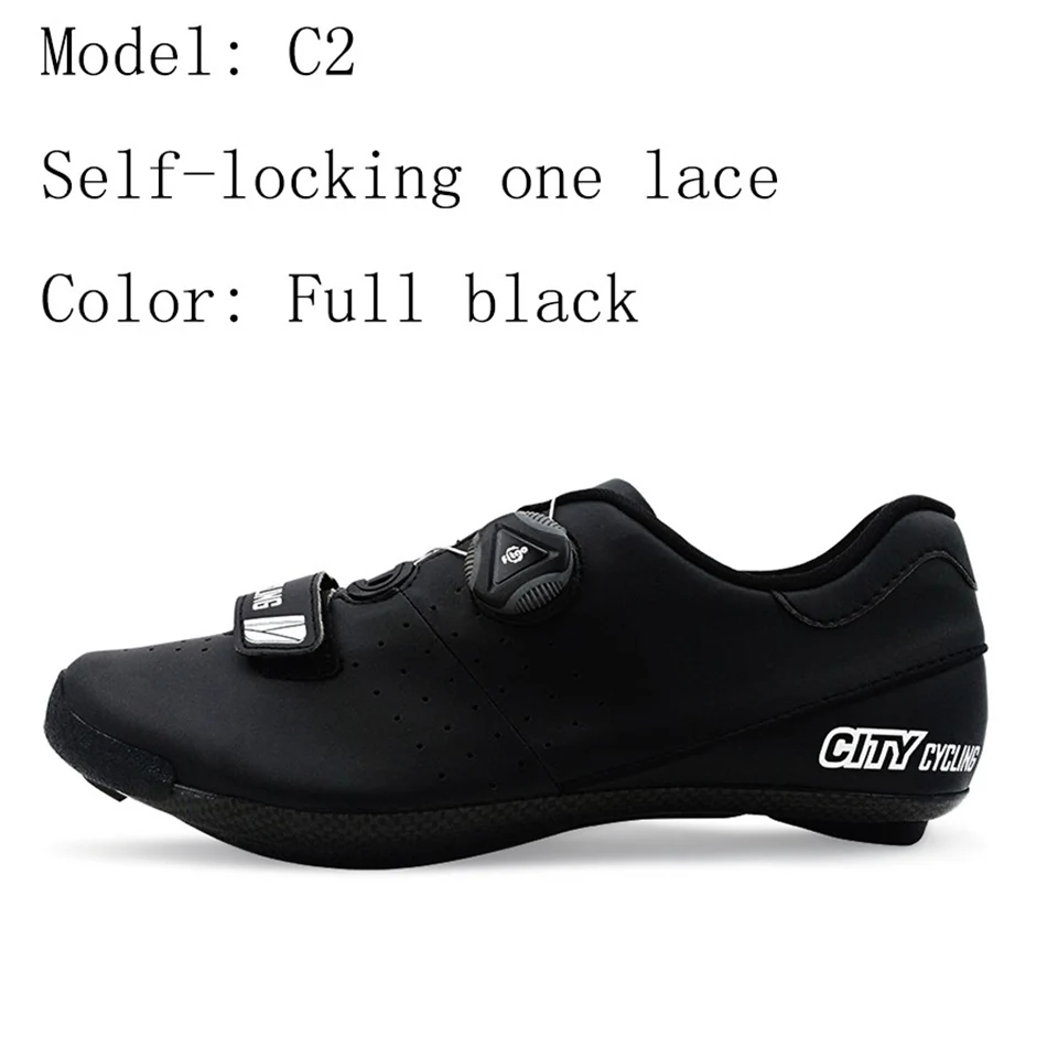 Самоблокирующиеся велосипедные шоссейные ботинки на шнурках, теплопроницаемые, из углеродного волокна, профессиональные дышащие ботинки для езды на велосипеде для мужчин и женщин - Цвет: Moldel 3