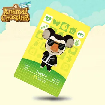 

080 Eugene Animal Crossing Card Amiibo Cards Work for Switch NS 3DS Games