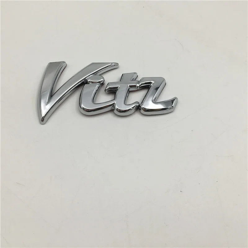 Хромированная эмблема хэтчбека для Toyota Vitz табличка с буквами на багажник |