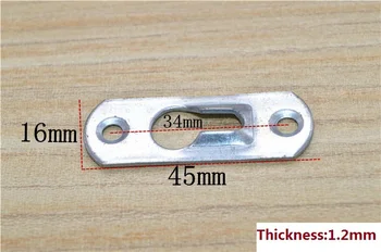 

300Pcs/Lot Keyhole Fastener Hanger Frames Mirrors Cabinets Shelves Photo frame Fixing Hook Plate