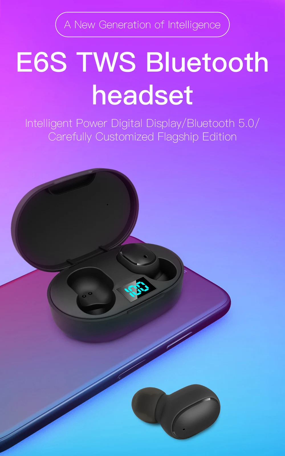 running headphones Hot TWS Wireless Hearphones Bluetooth Earphone Noise Cancelling Headsets With Mic Handsfree Led Display Earbuds For Xiaomi Redmi best wireless headset