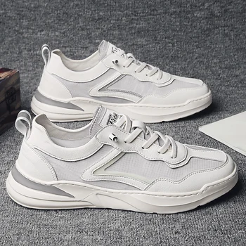 

Popular 2020 Young Casual Men Shoes Designer Sneakers Casual Mens White Black Adult Casual Shoe Wearable Walking Shoes Men