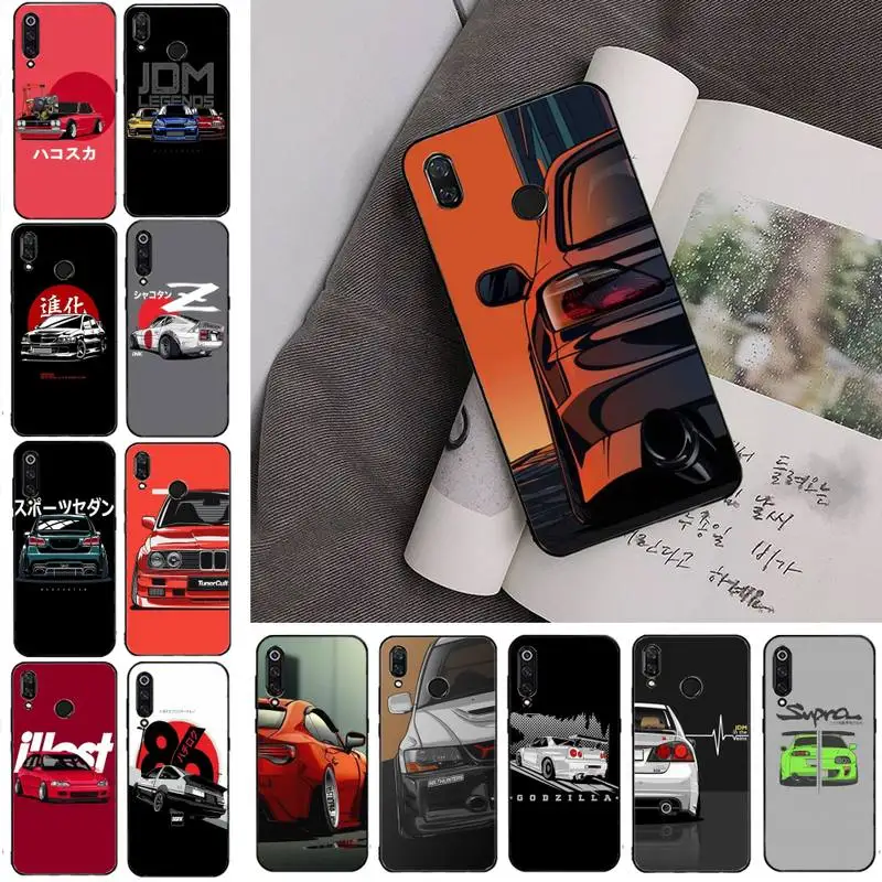 Автомобильный чехол eat sleep JDM для телефона Redmi note 8pro 8T 9 6pro 7 7A 6 6A 8 5plus pro | Мобильные