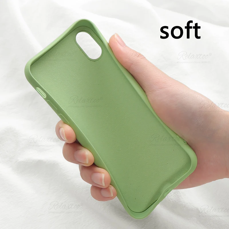 2019 soft Liquid Silicone phone Case for xiaomi mi a3 lite mia3 girl Avocado green couqe cover xiomi a 3 a3lite shell | Мобильные