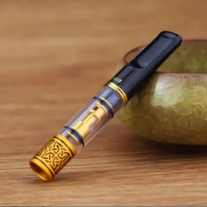 ZOBO микропорный фильтр для сигарет, Очищающий циркулирующий слой фильтрующий держатель для сигарет/здоровое курение наборы - Цвет: Золотой