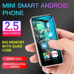 SOYES – Smartphone XS11 Mini, Android 6.0, 1 go, 8 go, Quad Core, 1000mAh, verre 3D, téléphone intelligent, mince, avec Google Play Market 