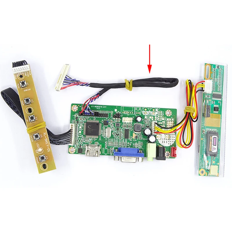 Совместимый комплект платы контроллера 58C плата драйвера VGA HDMI-совместима с