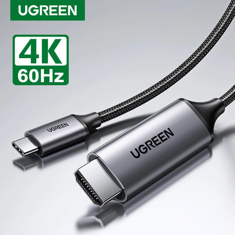 Ugreen USB C  HDMI-compatible Cable Type C to HDMI-compatible for MacBook Huawei USB-C HDMI-Compatible Adapter HDMI-compatible