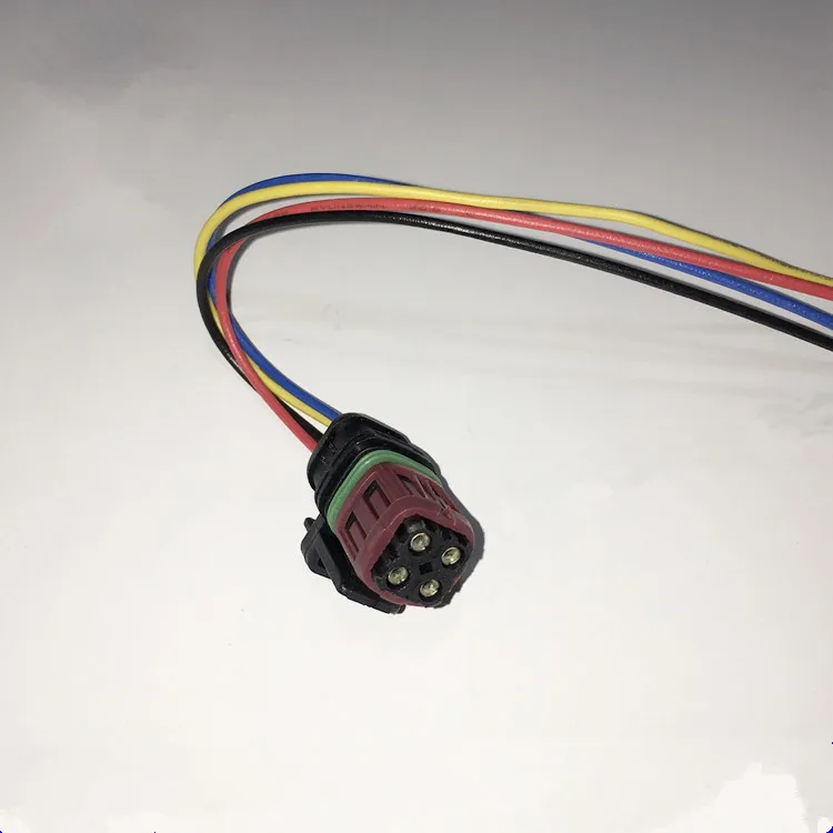 5 шт./лот 4 Pin/Way Tyco AMP TE женский автомобильный жгут проводов разъем с косичкой для системы впрыска дизельного топлива 1337352-1