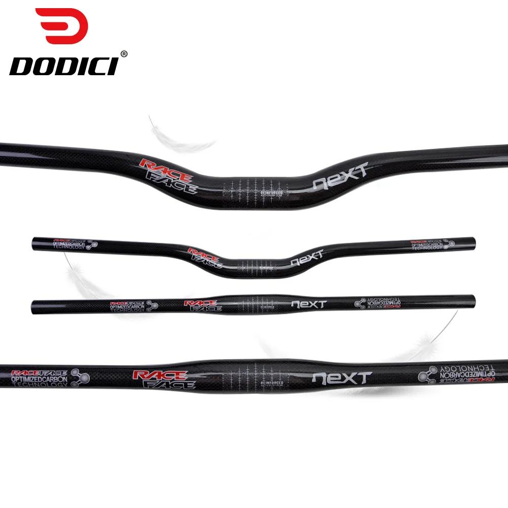 

MTB Bike Handlebar Carbon Bicycle handle Riser Flat Mountain 3k Carbon Fiber bicycle handlebar Cycing parts 31.8mm*600mm-720mm