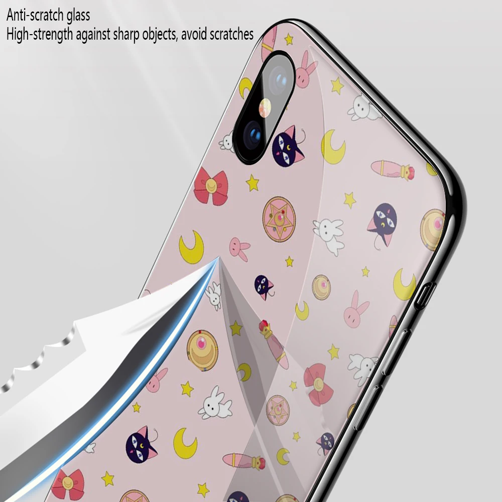 Lavaza Сейлор Мун Сейлор Меркурий закаленное Стекло мягкий чехол для Huawei Honor 8x9 P Smart Коврики 20 P10 P20 P30 Lite Pro крышка