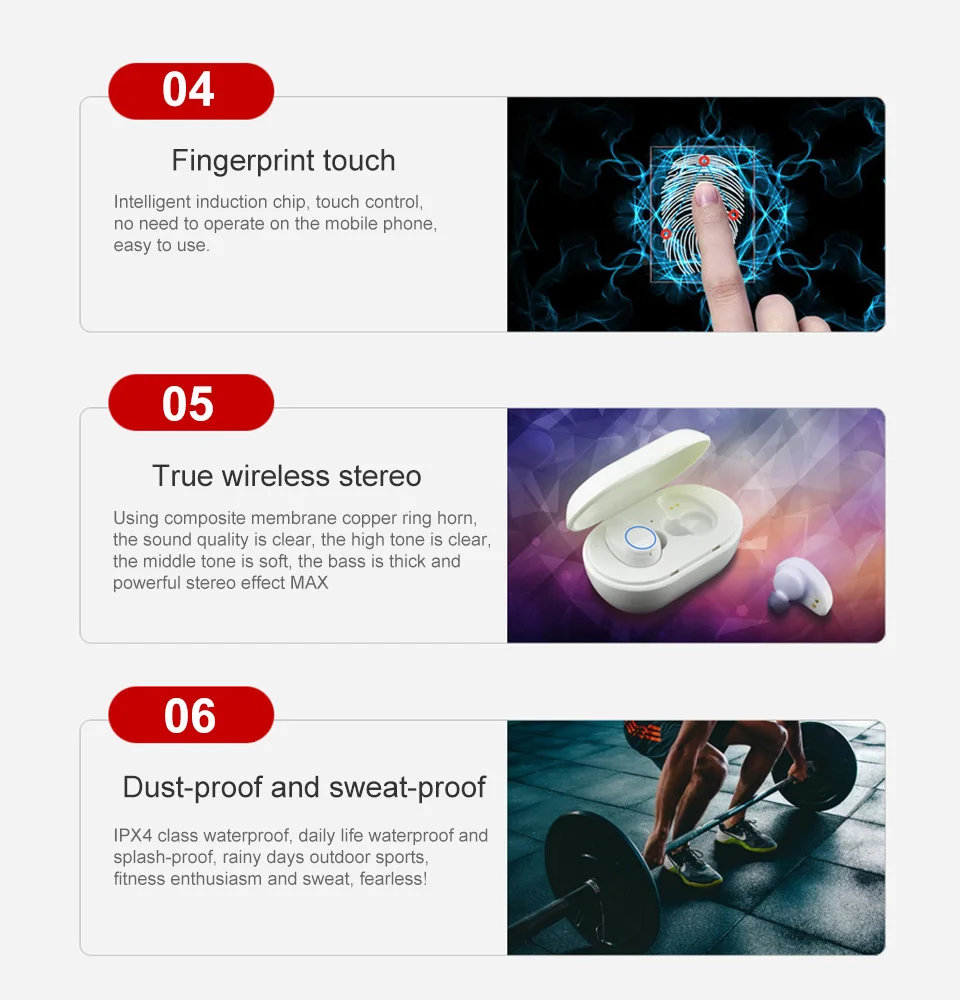 Для мобильного телефона в ухо беспроводной для bluetooth fone de ouvido наушники аuriculares inalambrico tws проводной sem