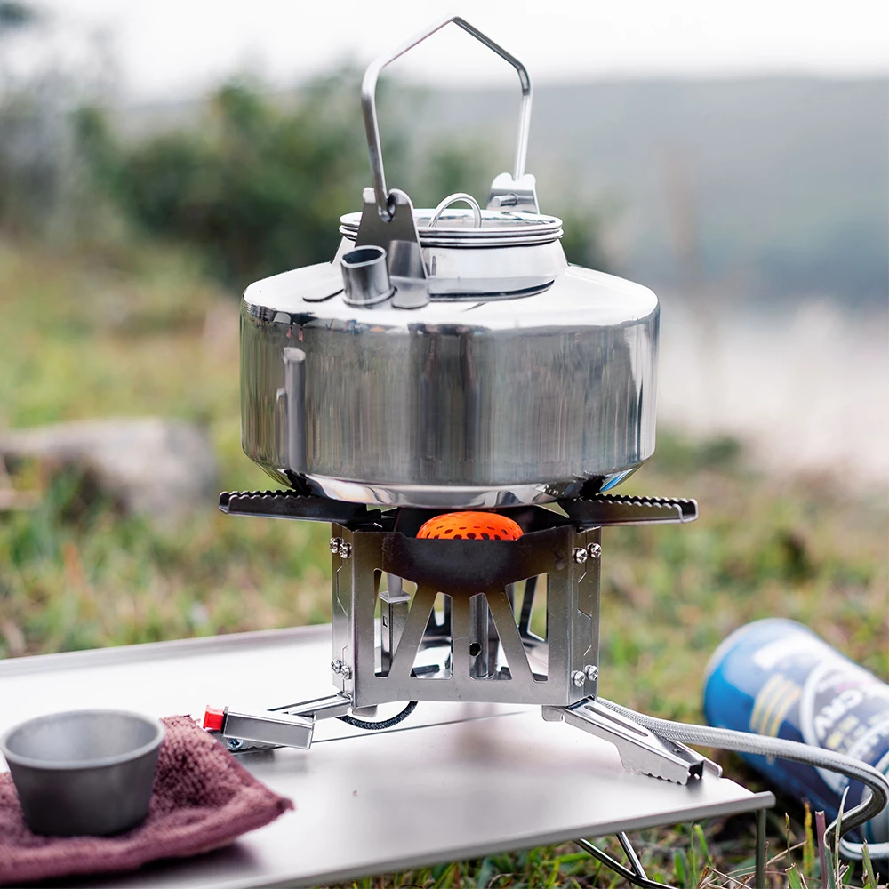 Fire Maple Antarcti Stainless Steel Camping Kettle HangablBushcraft Gear Outdoor Durable Picnic Teapot High Quality S304 1L 295g