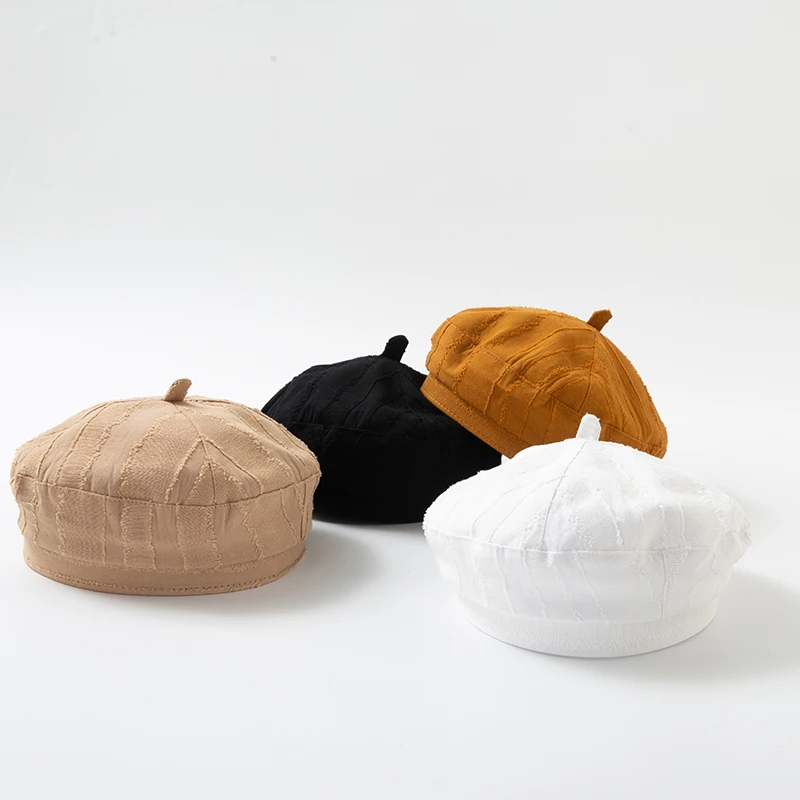 Foux Beret Hat Summer Autumn Retro Designer Octagonal Cap Baker Boy Casquette Painter Adjustable Korean Style Cool New Fashion | Аксессуары