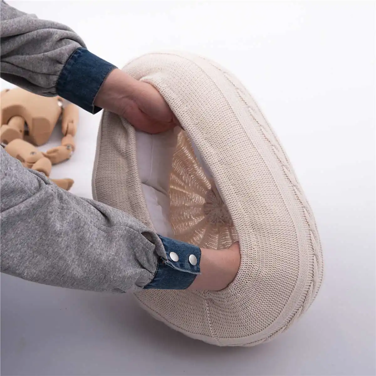 Младенец новорожденный позирует Beanbag подушка для фотографирования корзина съемка позирует диван кольцо студия реквизит декор для новорожденного ребенка фотосъемка