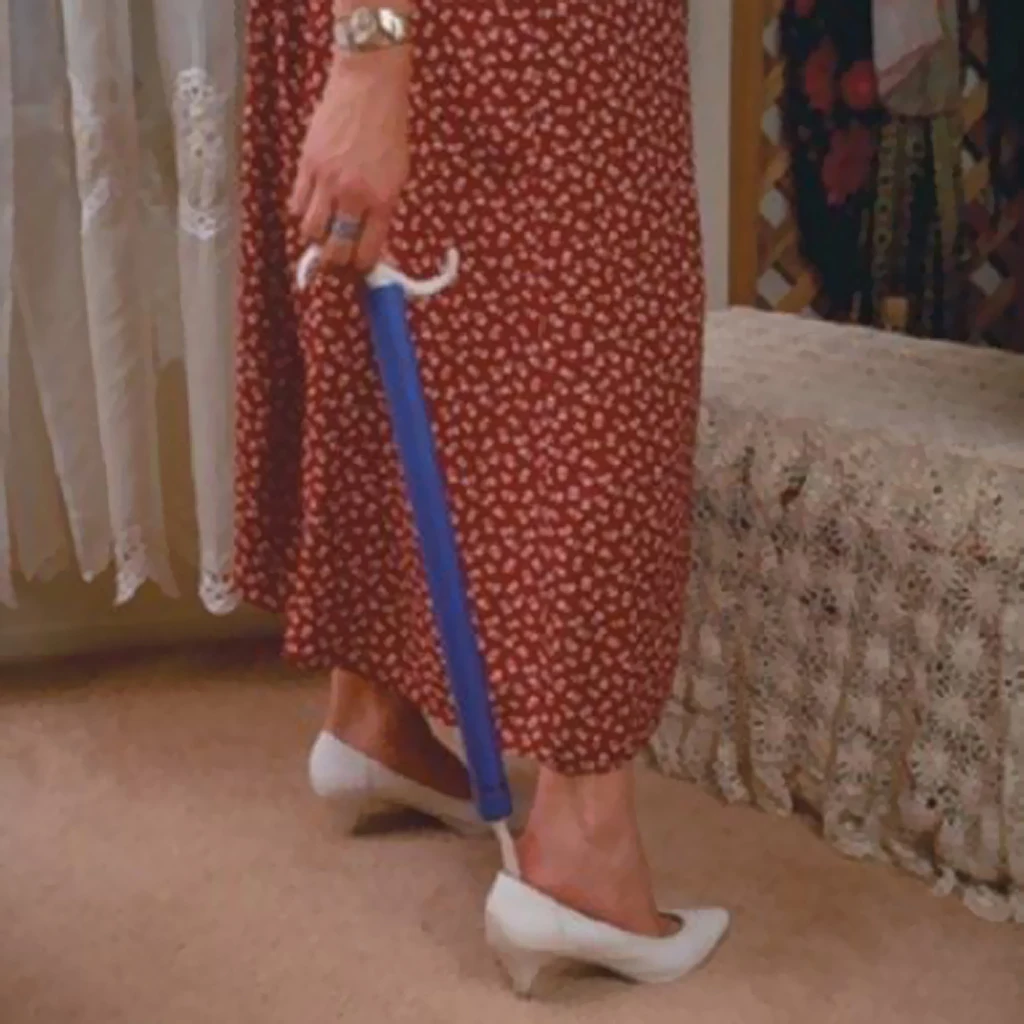 Portable 2-in-1 Pregnant Dressing Aid Tool, Shoe Lifter Shoehorn Dressing Stick for Elderly Patients Pregnant - Reduce Bending