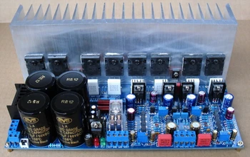 

AM200 Refer "Music Fax" circuit 2SA1943/2SA5200 + 2SC2073/2SA940 40W+40W Class A pure after level amplifier board
