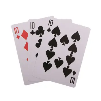 

4 Cards 10 To A Transformer Magic Tricks Magic Props Close Up Magic Toy Kids Toy R9UE