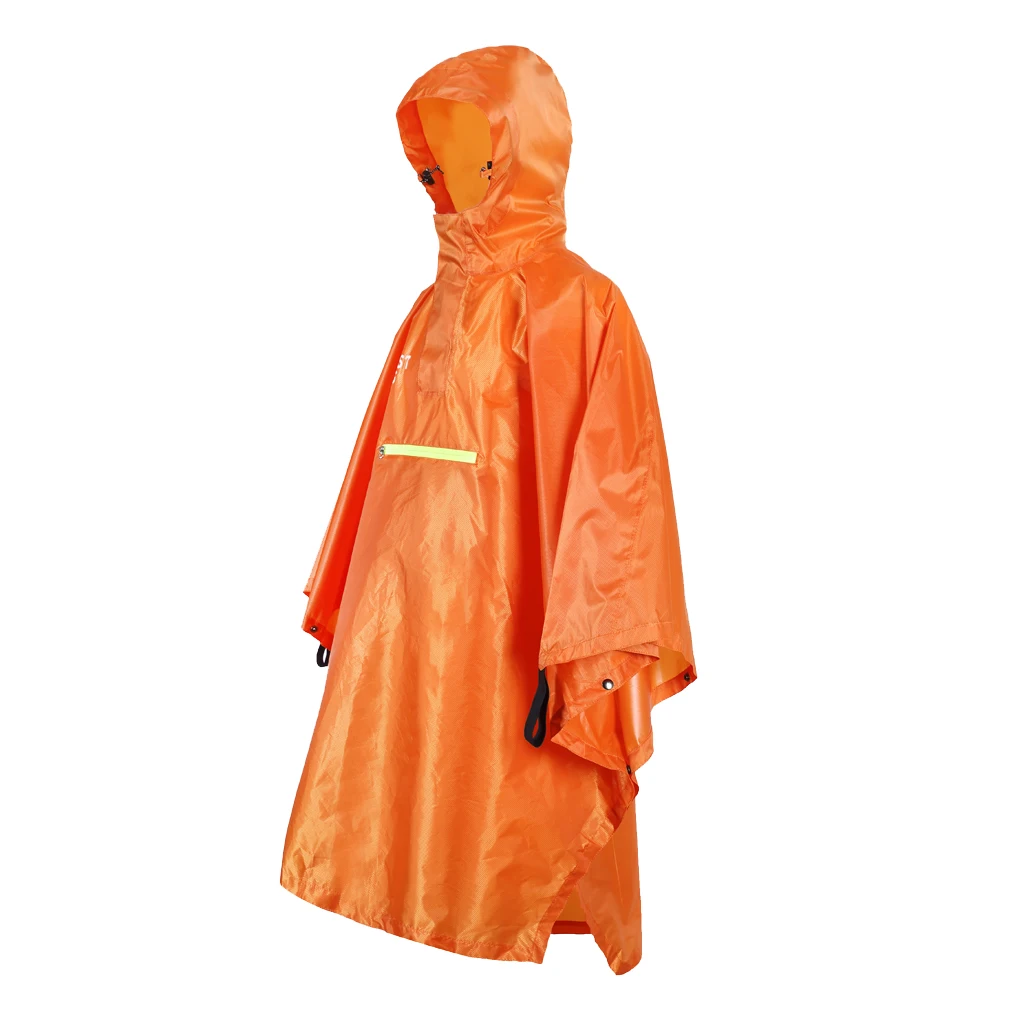 Emergency Cycling Poncho Waterproof Bicycle Outdoor Raincoat with Hooded
