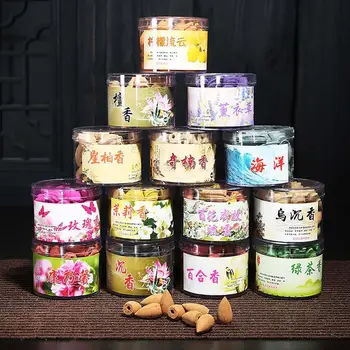 

50Pcs Mixed Scent Fragrance Backflow Incense Cone Sandalwood Fresh Air