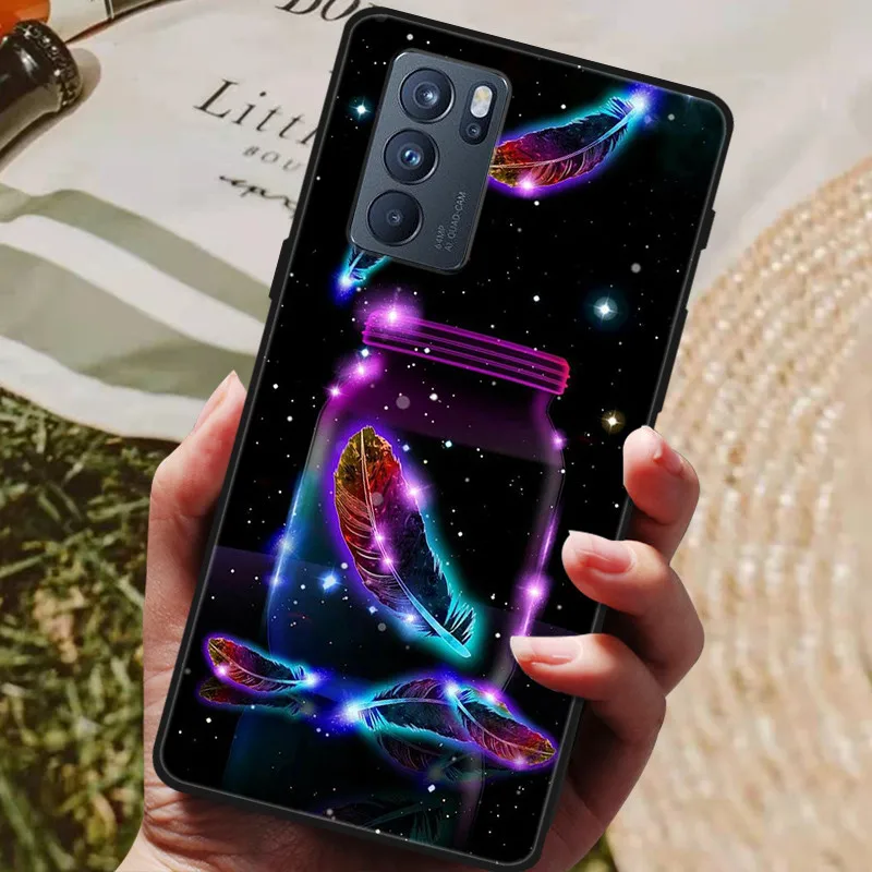 oppo phone cover For Oppo Reno 6 Pro 5G Case Reno6z Phone Cover Soft Silicone TPU Back Cases for Oppo Reno6 Pro 5G Case Coques Reno 6Z 6 Pro Plus cases for oppo cases Cases For OPPO