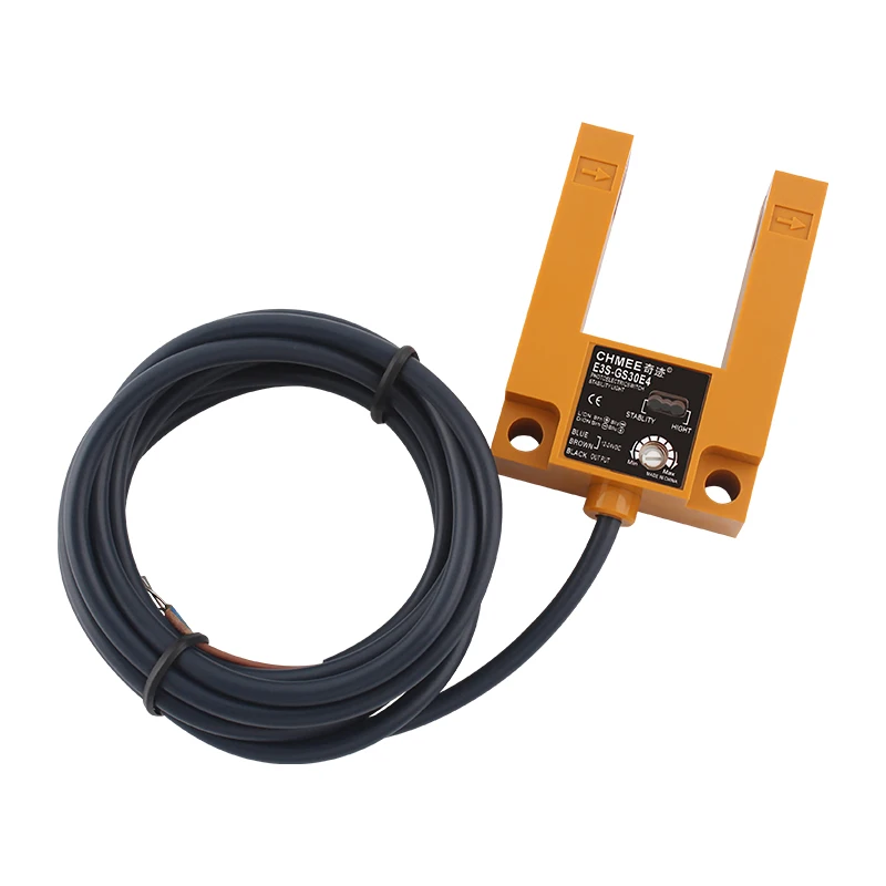 Infrared Photoelectric Induction U-Shaped Groove Switch Elevator Flat Bed Sensor E3S-GS30E4 Three-Wire PN Normally Open infrared photoelectric sensor
