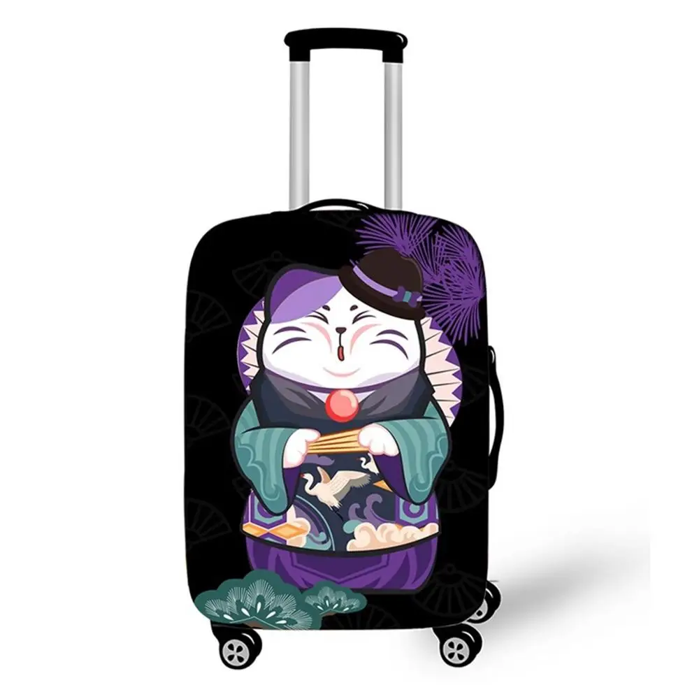 Kawaii Cat чемодан защитный чехол креативный водонепроницаемый утолщенный эластичный чемодан чехол применяется 18-32 дюймов XL аксессуары для путешествий - Цвет: 6