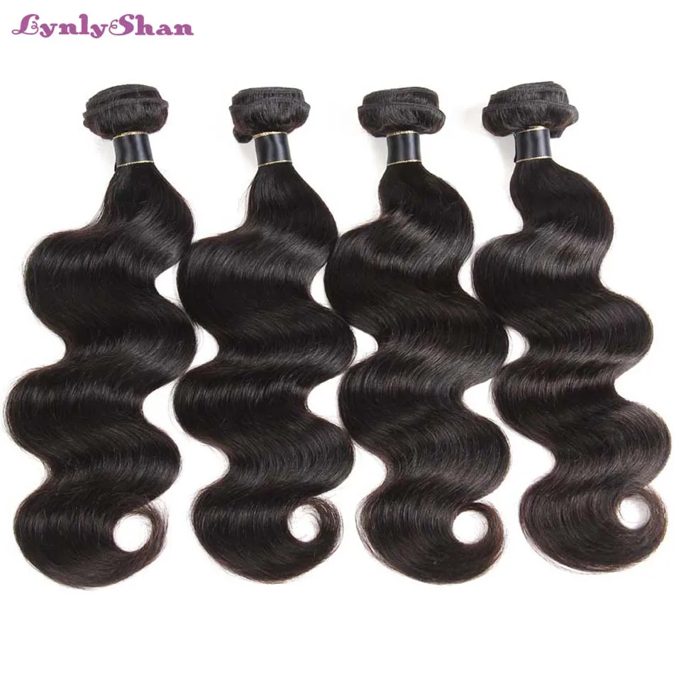 Lynlyshan Human Hair Brazilian Body Wave Bundles Remy Human Hair Extension 1/3/4 Piece Natural Colour 8-30 Inch Free Shipping Lynlyshan Human Hair Brazilian Body Wave Bundles Remy Human Hair Extension 1/3/4 Piece Natural Colour 8-30 Inch Free Shipping