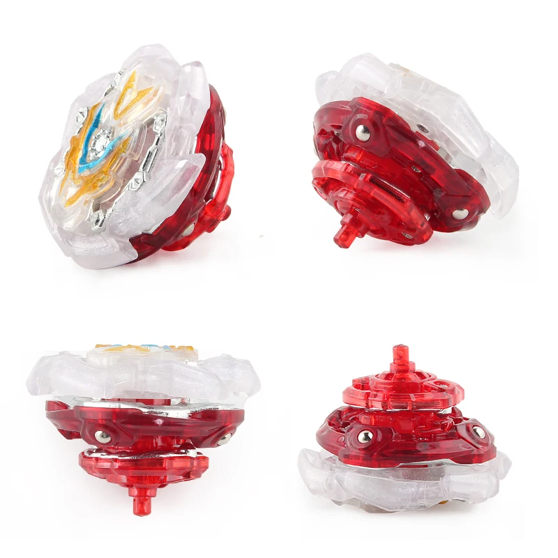 Plastic Beyblades Burst Toys White Red 