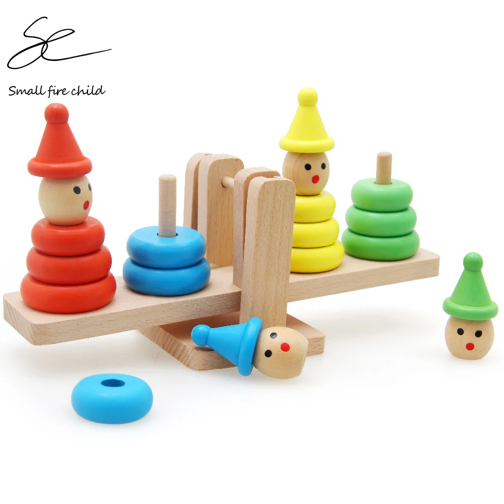 Nouveaux jouets en bois Montessori échelle éducative développement pratique et sens pour les cadeaux aux enfants