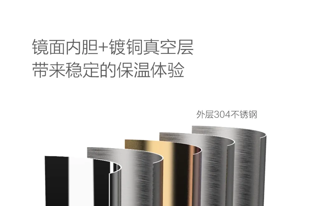 Термос-чашка Xiaomi Mijia 450 мл, Термокружка Из Нержавеющей Стали, Вакуумная чашка для бутылок, 24 часа, термос для воды