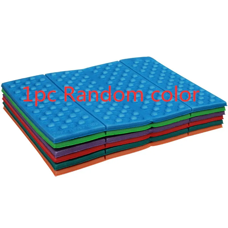 Random color Открытый походный пенопластовый коврик дорожные маты Подушка складной пенопластовый водонепроницаемый портативный влагостойкий походный коврик для кемпинга коврик - Цвет: Random color
