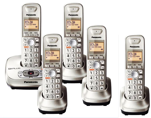 Цифровой беспроводной телефон с системой ответа Handfree голосовое сообщение с подсветкой ЖК-телефон для офиса дома