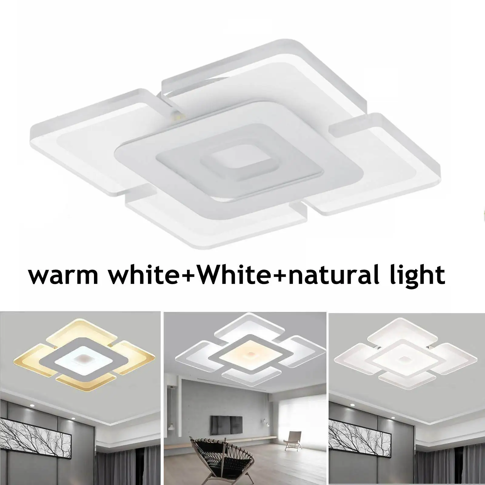 ceiling lights for living room 15W Modern Surface Mounting LED Ceiling Light Square for Kitchen Bedroom Bathroom Ultrathin Lamps Home Decoration ceiling spotlights Ceiling Lights