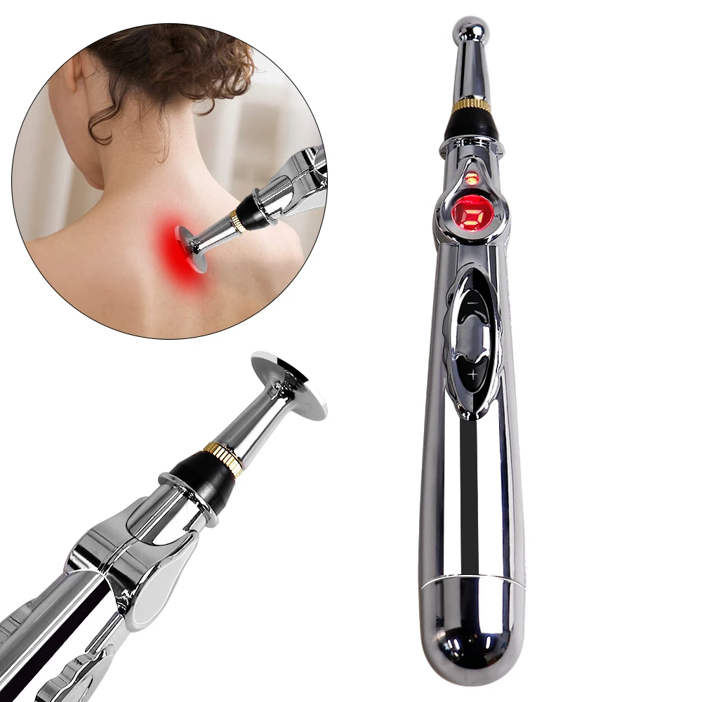 Laser Meridians Electronic Acupuncture Pen Energy Meridian Therapy Pain Relief Relax Muscle Reduce Wrinkles Massage | Красота и