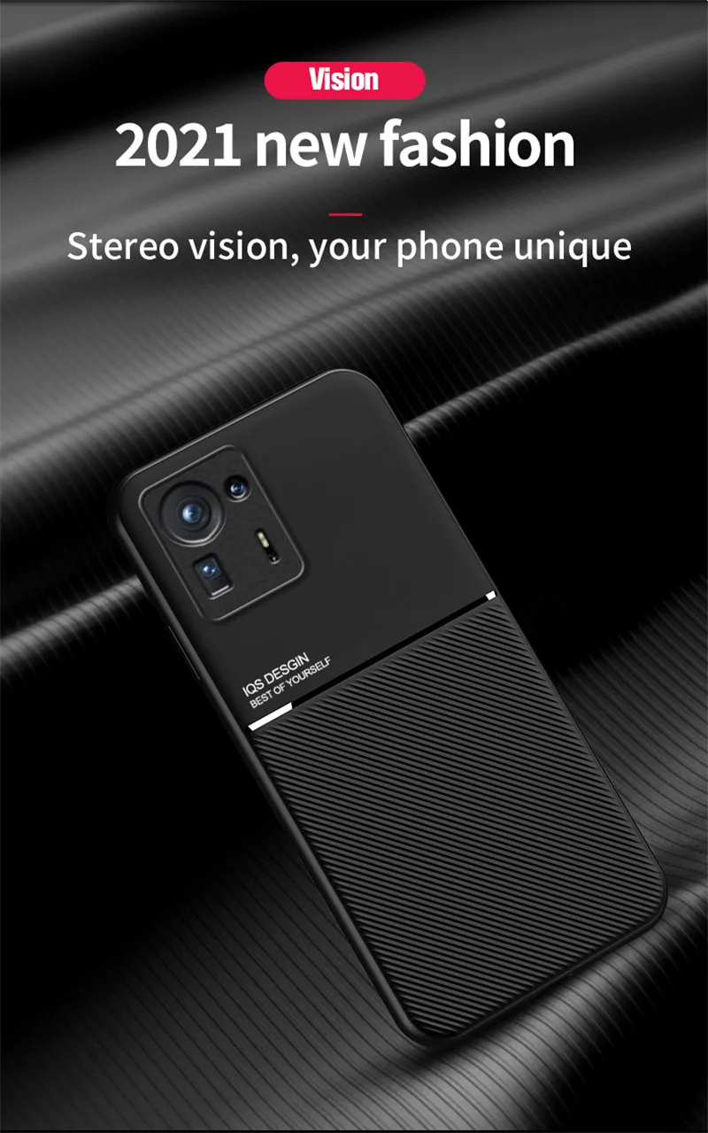 For Xiaomi Mi Mix 4 Case Leather Magnetic Car Holder Plate Phone Case For Xiaomi Mix 4 Mi Mix4 Soft Silicone Bumper Back Cover